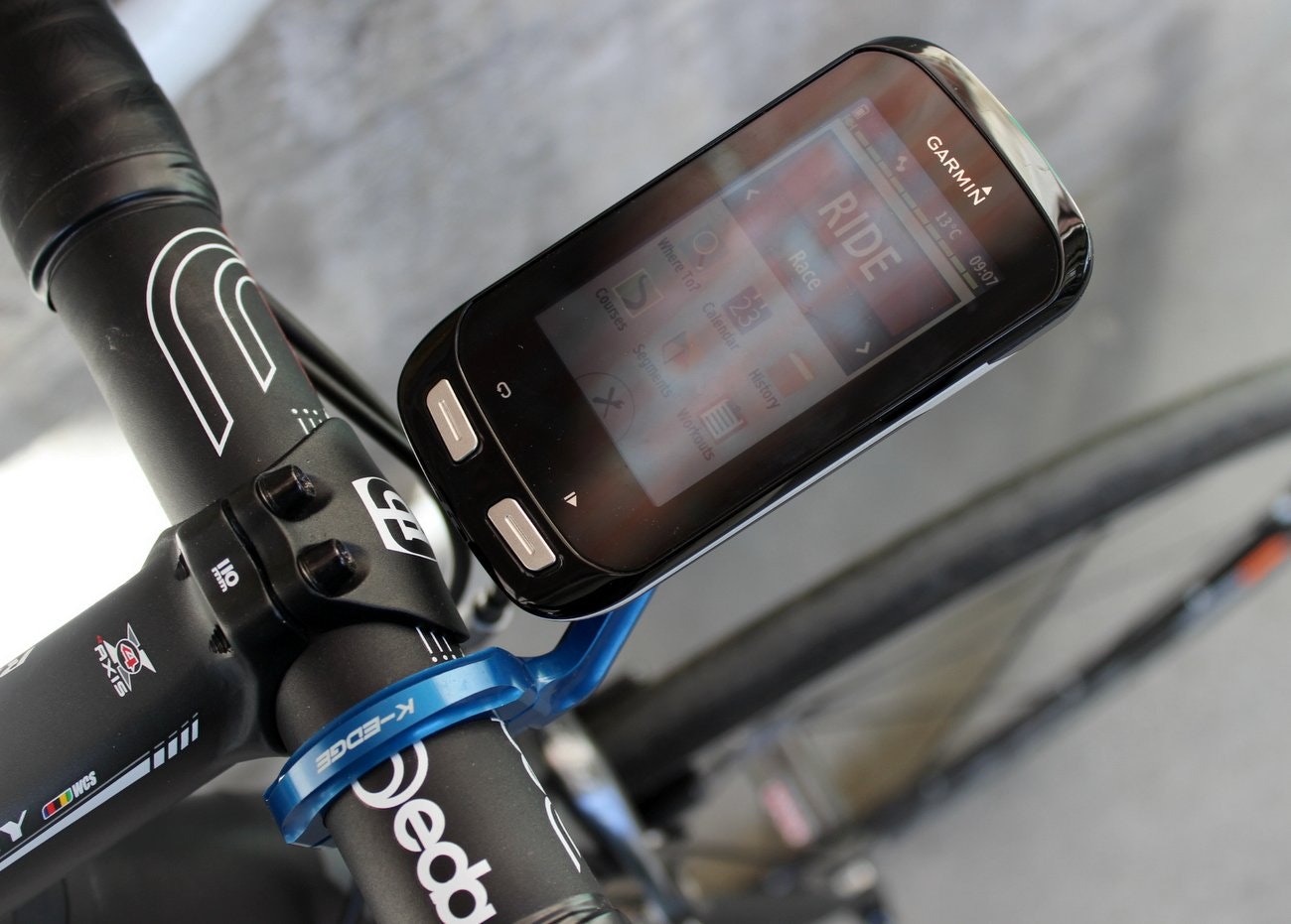 K-Edge XL out-front computer mount for Garmin Edge 1000 (Pic: George Scott/Factory Media)
