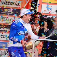 Arnaud Demare, champagne, Milan-San Remo, 2016, podium, pic - Sirotti