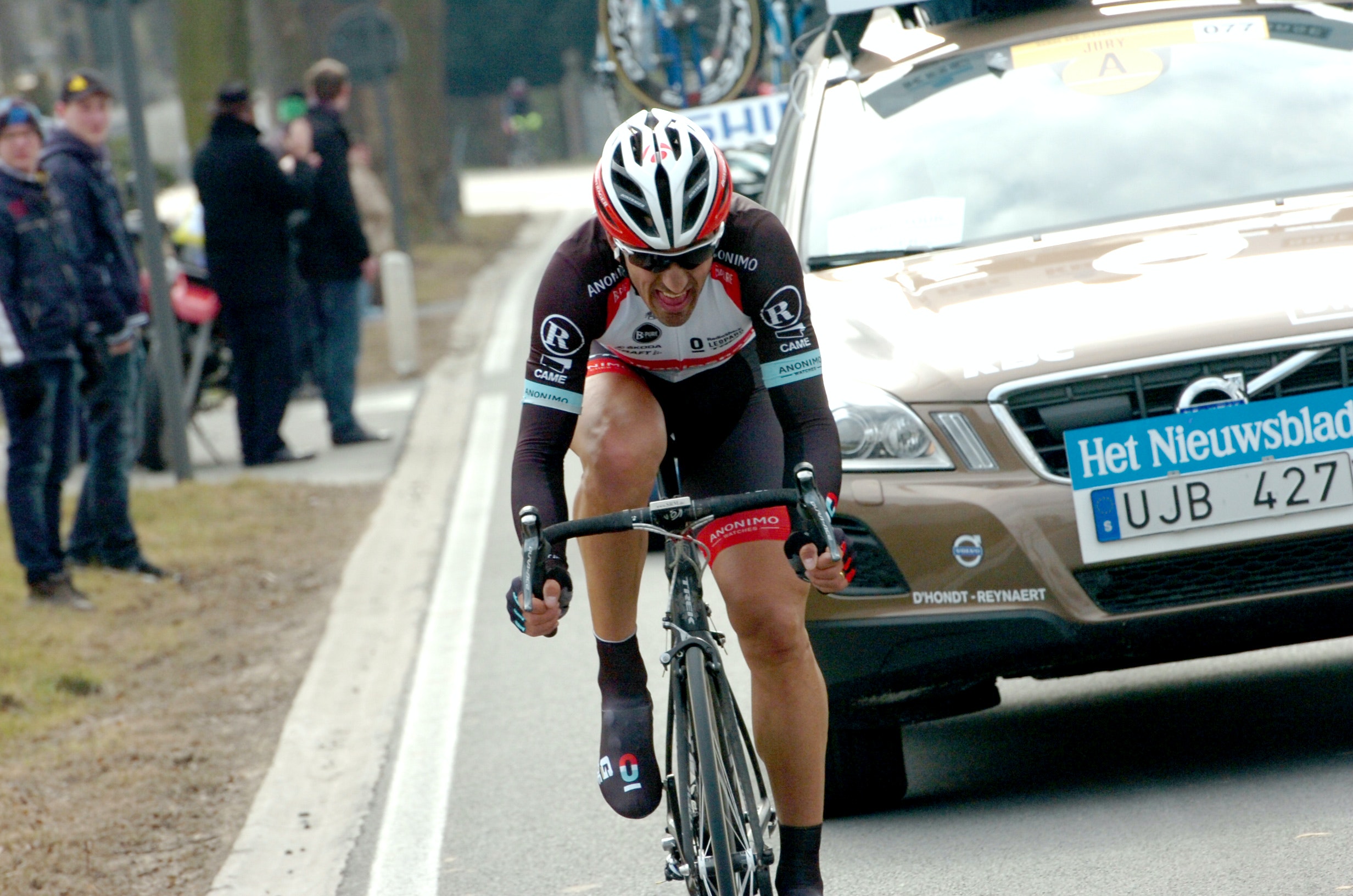 Fabian Cancellara, Tour of Flanders, attack, drop, Radioshack-Leopard, Trek