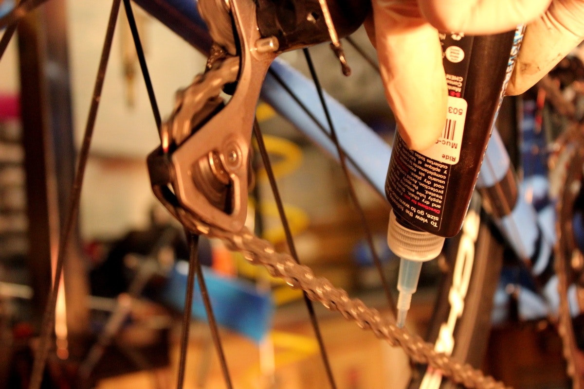 Bicycle chain lube, Ride 2013, Pic: Timothy John, ©Factory Media