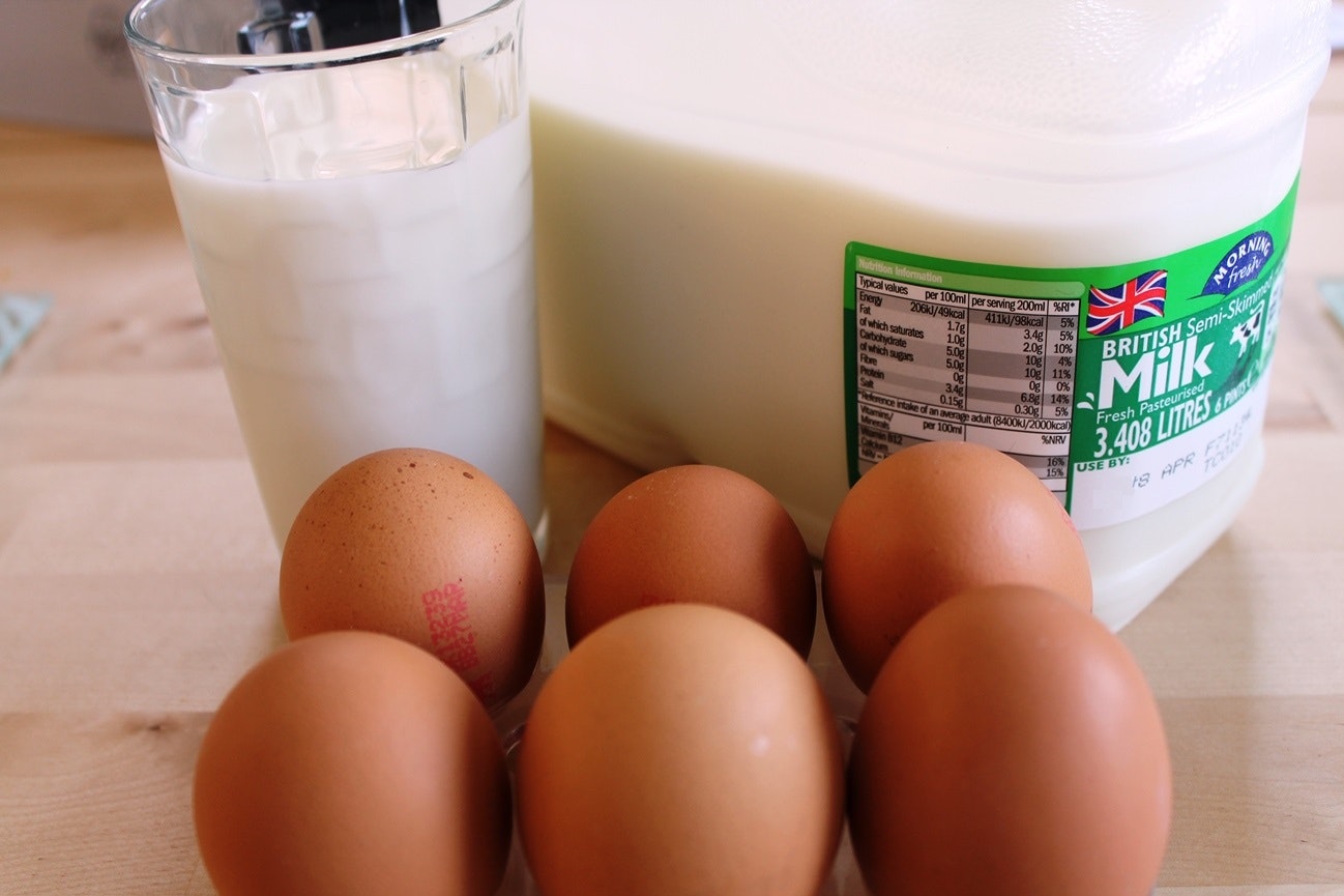 Milk, eggs, protein, nutrition, recovery