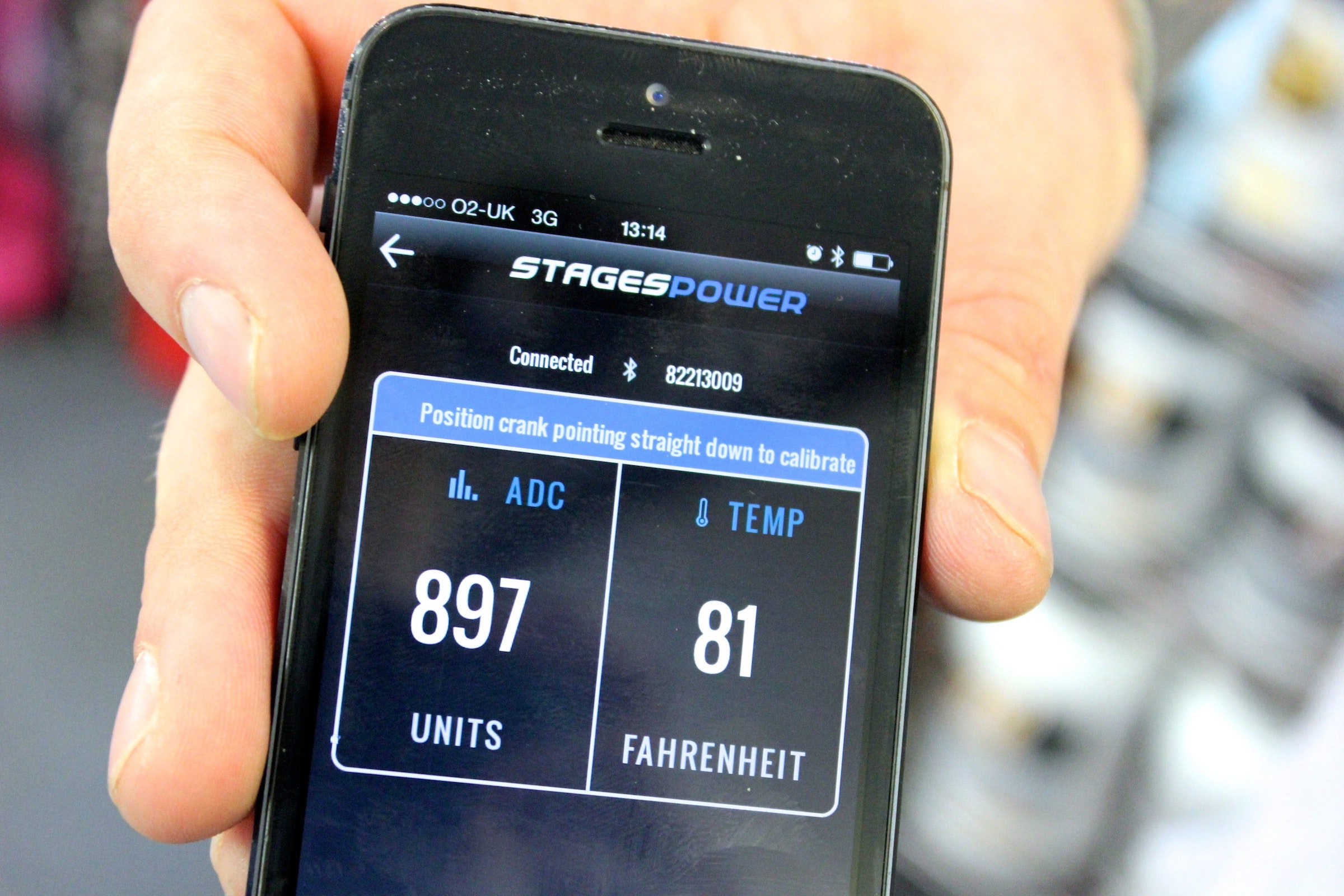 Stages power meter, iPhone App, pic: Timothy John, ©Factory Media