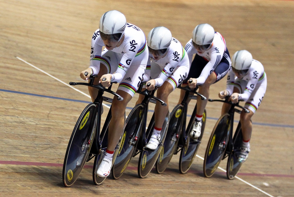 UCI Track Cycling World Cup, team pursuit, Great Britain, pic: Alex Whitehead/SWpix.com