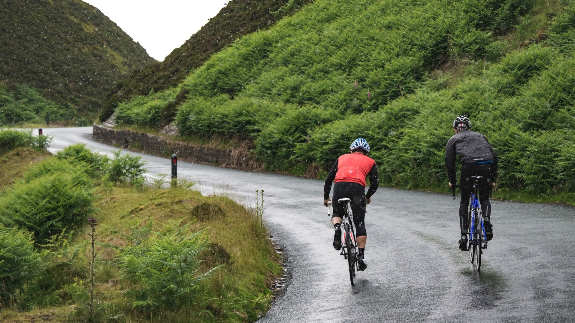 The UK has stunning riding on offer - but don't count on staying warm and dry (Pic: Scott Connor/Factory Media)