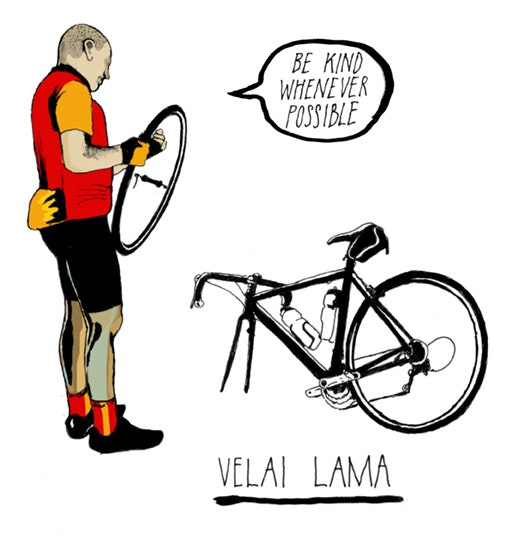 Six types of sportive rider: The Velai Lama